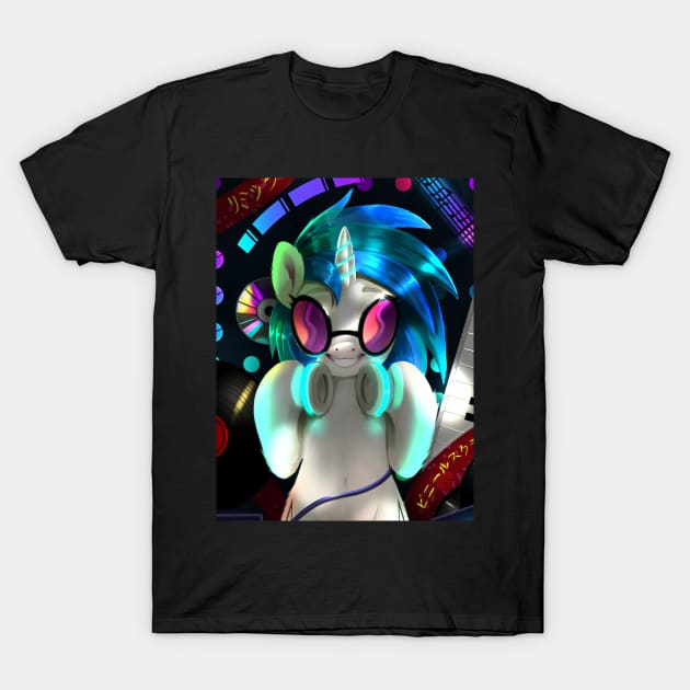 Wubs - Vinyl Scratch T-Shirt by Darksly